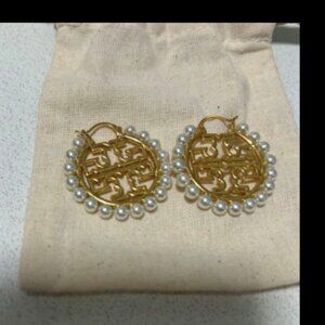TORY BURCH Pearl Earrings and Ring